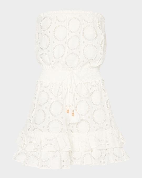 Milly Cabana Verity Cotton Eyelet Dress | Neiman Marcus