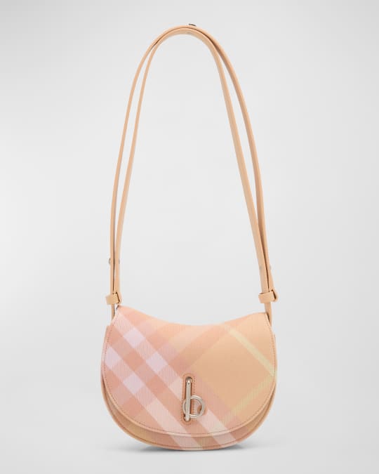 Burberry Rocking Horse Small Check Jacquard Shoulder Bag