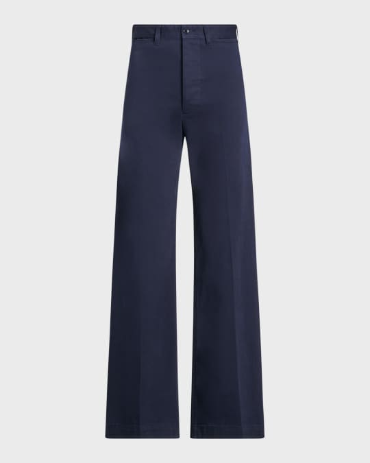 Polo Ralph Lauren Stretch Chino Sailor Pants Neiman Marcus