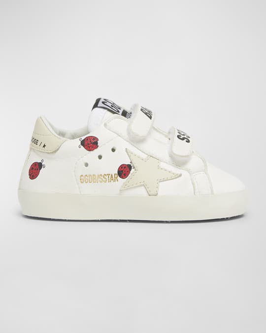 Golden Goose Girl s Old School Nappa Leather Ladybug Sneakers Baby Neiman Marcus