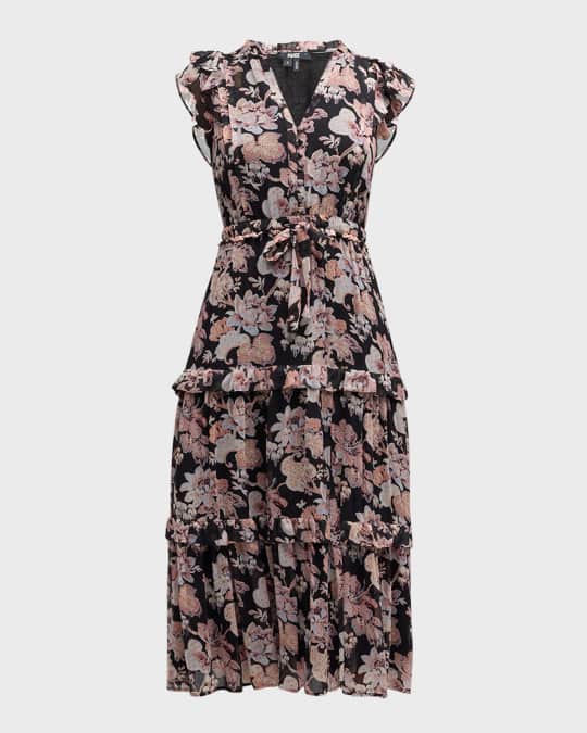 Rozlyn Floral Midi Dress