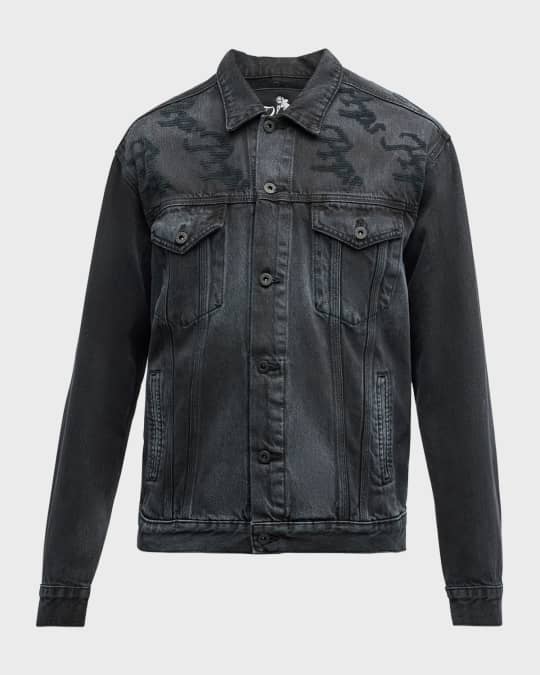 Topman distressed denim jacket 2025