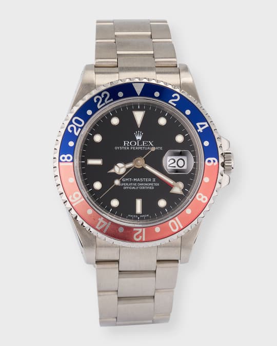Rolex Oyster Perpetual GMT Master II 40mm Vintage 2002 Watch