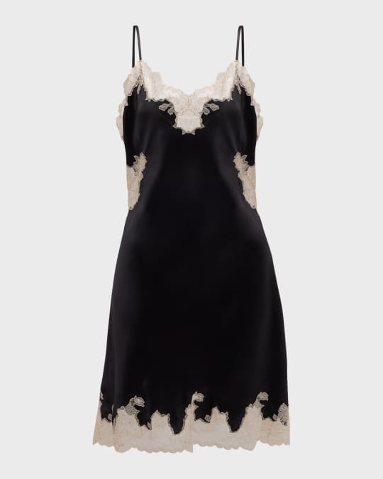 Lolita Lace-Trim Open-Back Chemise