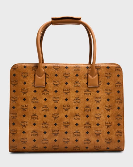 MCM Visetos Pet Carrier Tote Bag Neiman Marcus