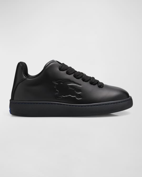 Burberry Men's Leather Box Low-Top Sneakers | Neiman Marcus