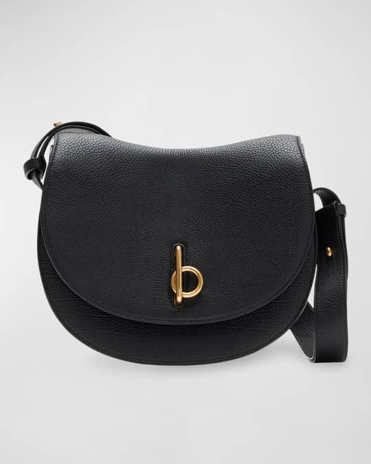 Burberry Rocking Horse Leather Saddle Shoulder Bag | Neiman Marcus