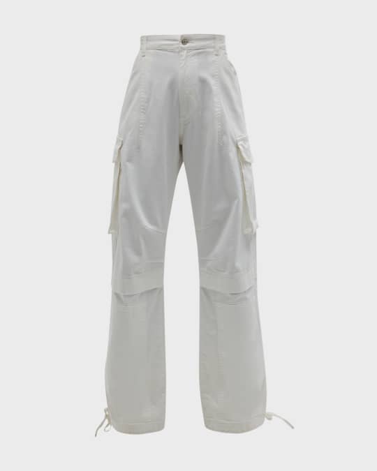 Wide-Leg Cargo Pants
