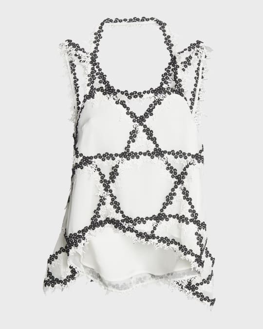 Strappy Lace Halter Top