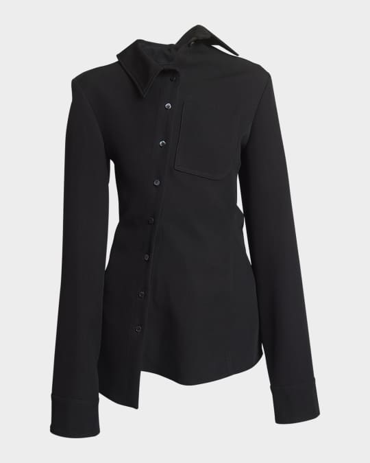 Pablo Asymmetric Collared Shirt