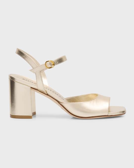 Stuart weitzman metallic sandals shop