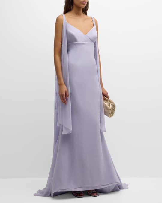 green emerald velvet dress Romona Keveza 