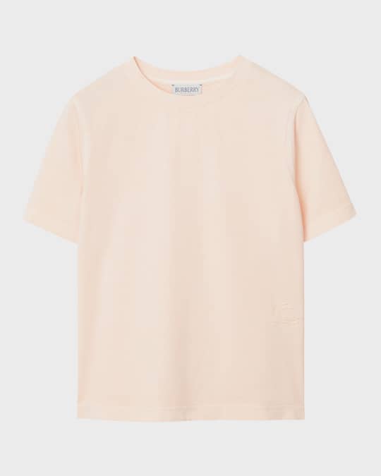 Girl's Cedar Embroidered EKD Short-Sleeve T-Shirt, Size 3-14