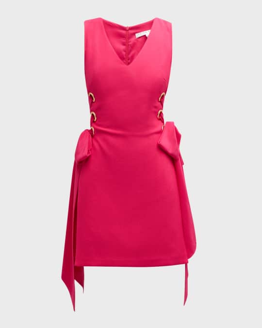 Trina Turk Viva 2 Sleeveless Lace-Up Mini Dress | Neiman Marcus