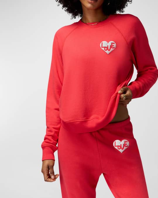 Spiritual Gangster Heart Forever Crewneck Sweatshirt Neiman Marcus