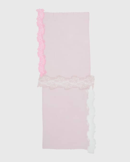 Lace Cashmere & Silk Evening Wrap 