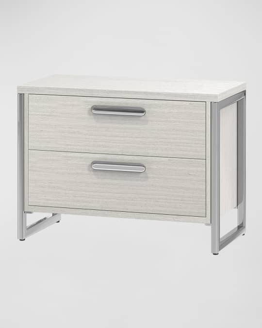 Stratum Large 2-Drawer Nightstand