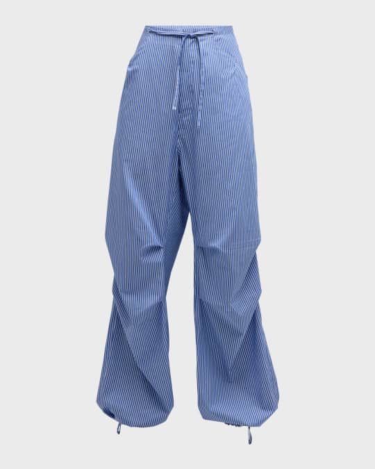 DARKPARK Daisy Striped Military Trousers | Neiman Marcus