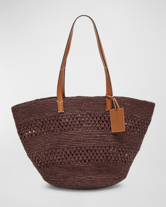 送料無料◆2024新品  Basket Woven Manebi Tote Marcus Neiman | Bag バッグ