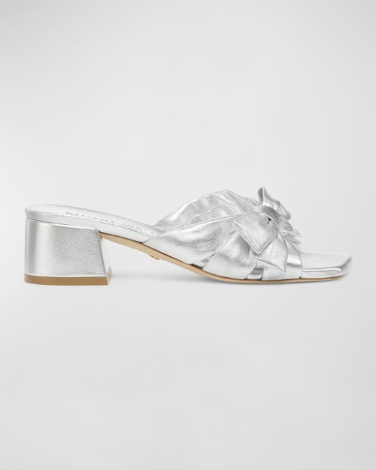 Stuart weitzman metallic sandals top
