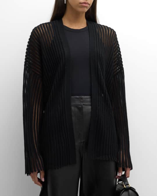 トップス SILK CASHMERE SHEER SHIRT CARDIGAN(3) SILK CASHMERE SHEER SHIRT CARDIGAN(3)