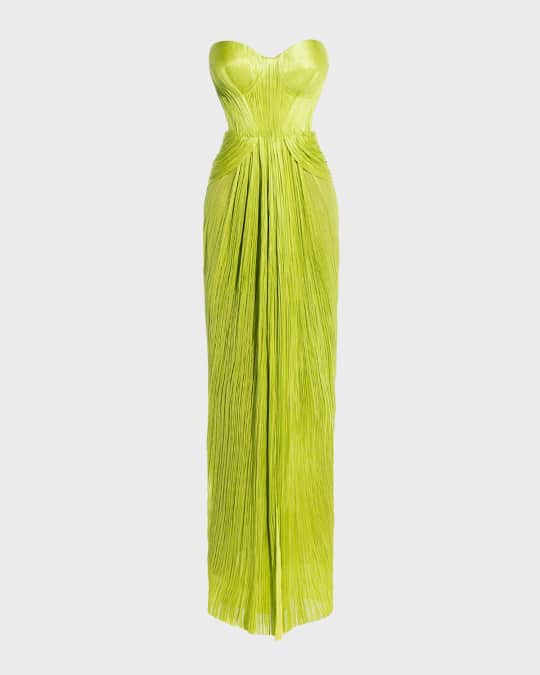 slim fit dress slacks Lucia | Ostrich Feather & Golden Sequin Heirloom Dress main image 0