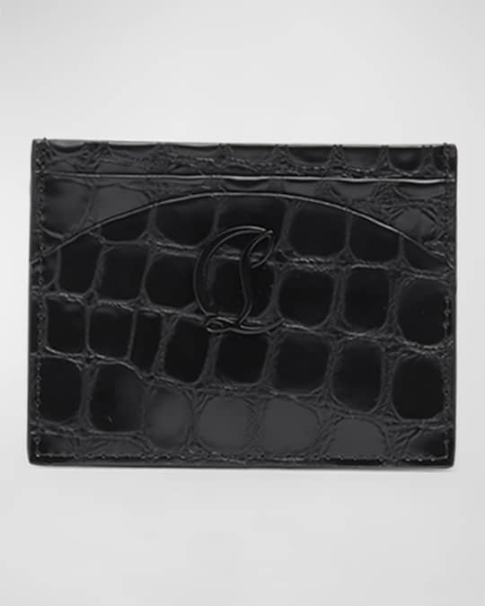 Christian Louboutin Loubi54 Card Holder in Alligator
