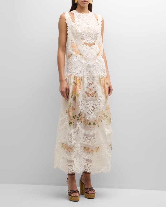 【Zimmermann】LUMINOSITY PATCH LACE DRESS パッチレースドレス In The Details of Luminosity Fall 2023 | ZIMMERMANN