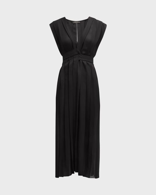 black dress with gold embellishment Black Silk Velvet Crystal Embellished Gold Wing Mini Dress