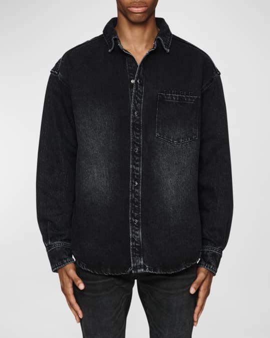 Men's Oversized Western Shirt