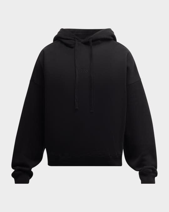 AGOLDE Men's Dayne Hoodie with Logo Embroidery | Neiman Marcus