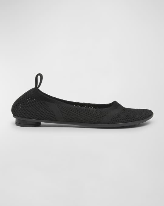Bottega Veneta Atomic Knit Ballerina Flats | Neiman Marcus
