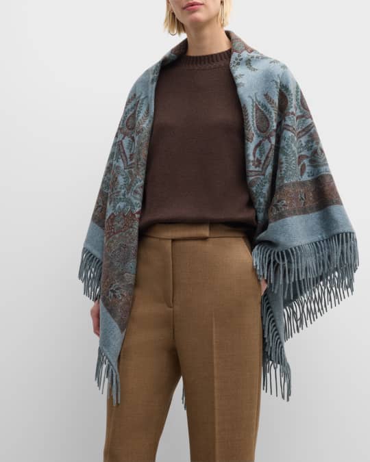 Loro Piana Yoyogi Garden Cashmere Shawl | Neiman Marcus