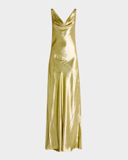 cynthia rowley metallic dress Paola Paillette Dress