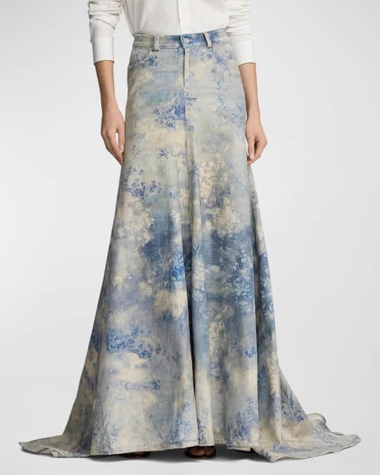 Brynley Denim Maxi Skirt