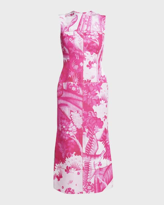 knee length dresses for ladies Linen Pencil Dress – l u • c i e e main image 0