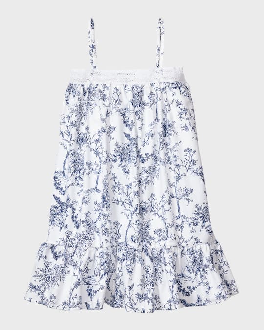 Kid's Lily Cotton Twill Nightgown, Size 6M-12