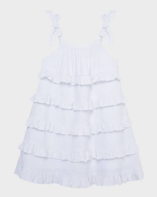 Girl's Tiered Ruffle Dress, Size 2-6