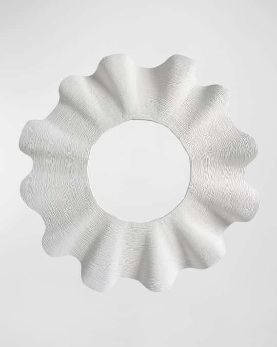 Scallop Wall Mirror, 41" Round