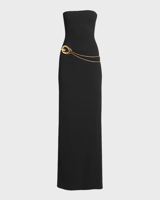 slim fit dress slacks Floral Strapless Quinceanera Dress by Rachel Allan RQ5006 24W / Black Yellow main image 1