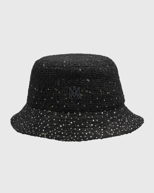 Amiri Men's Crystal Boucle Bucket Hat | Neiman Marcus
