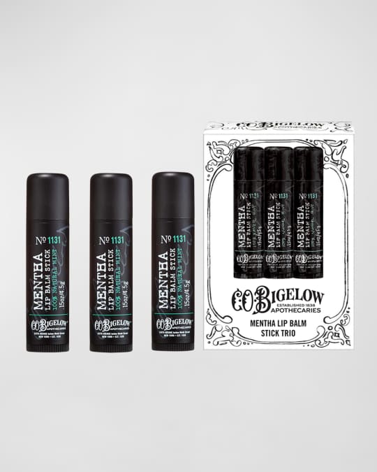 c.o. bigelow mentha lip balm Shine No. 502 lasting freshness C.O. Bigelow Cinnamint Mentha Lip