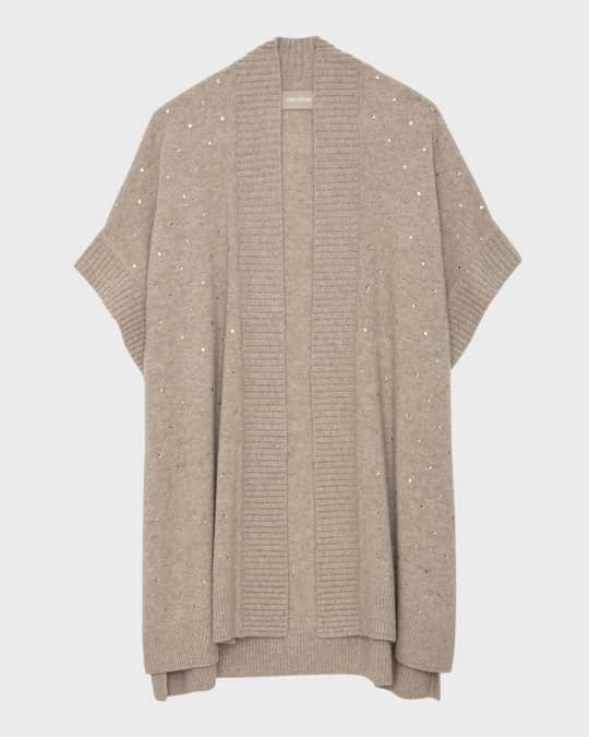 ZADIG & VOLTAIRE Mirka Cashmere Cardigan in Gris chine