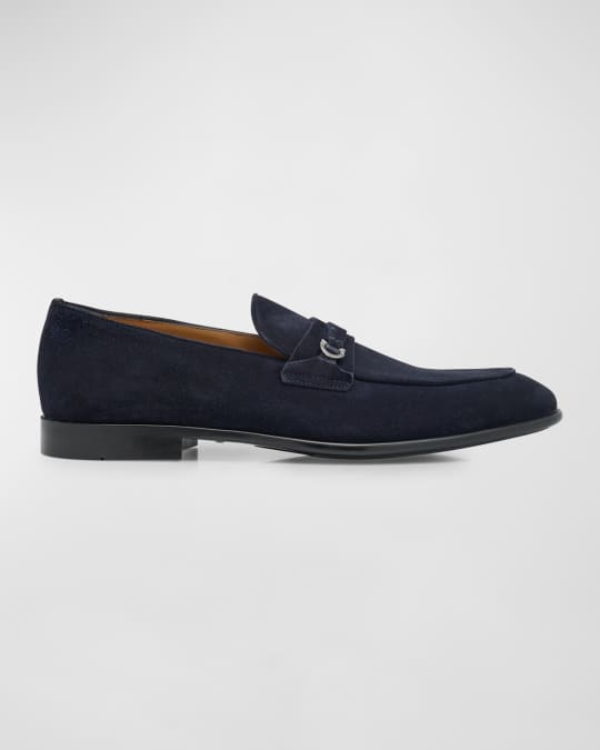 Men's Desio Gancio Suede Penny Loafers