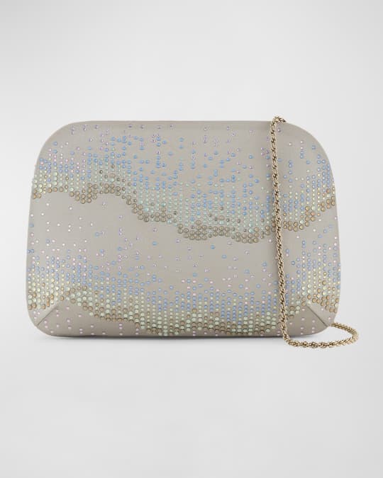 Wave Swarovski Crystal Clutch Bag
