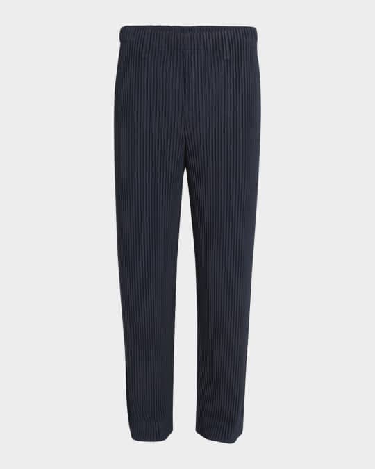 HOMME PLISSÉ ISSEY MIYAKE Tailored Straight Pleated Trousers in Grey – SVRN