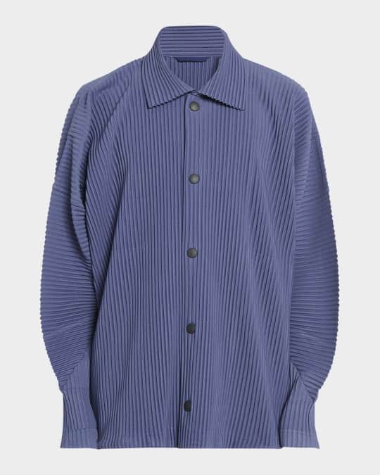 Homme Plissé Issey Miyake Monthly Colors July Shirt in Black Curated at  Jake and Jones