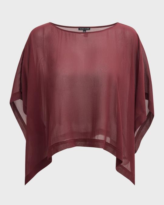 Blusa in tripla georgette di seta | Giorgio Armani