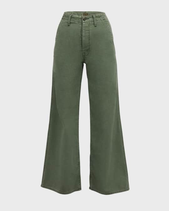 MOTHER The Major Sneak Roller Jeans | Neiman Marcus