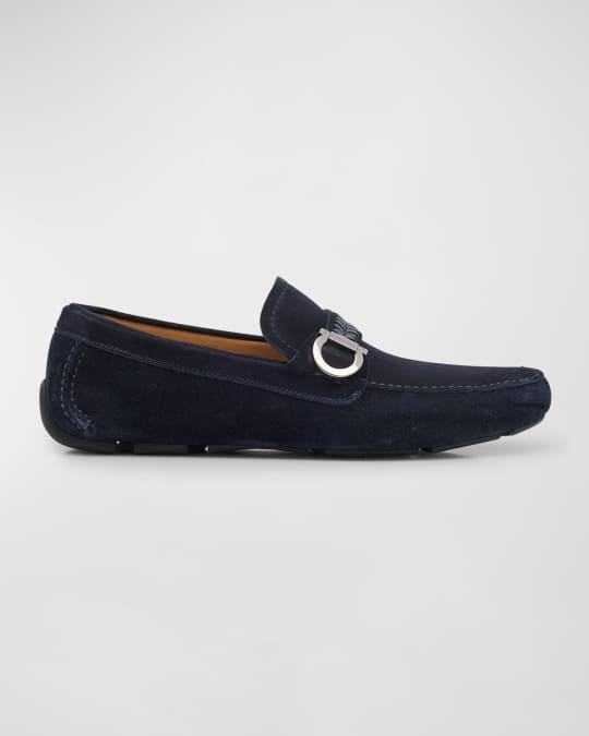 Men's Calipso Gancini Suede Drivers